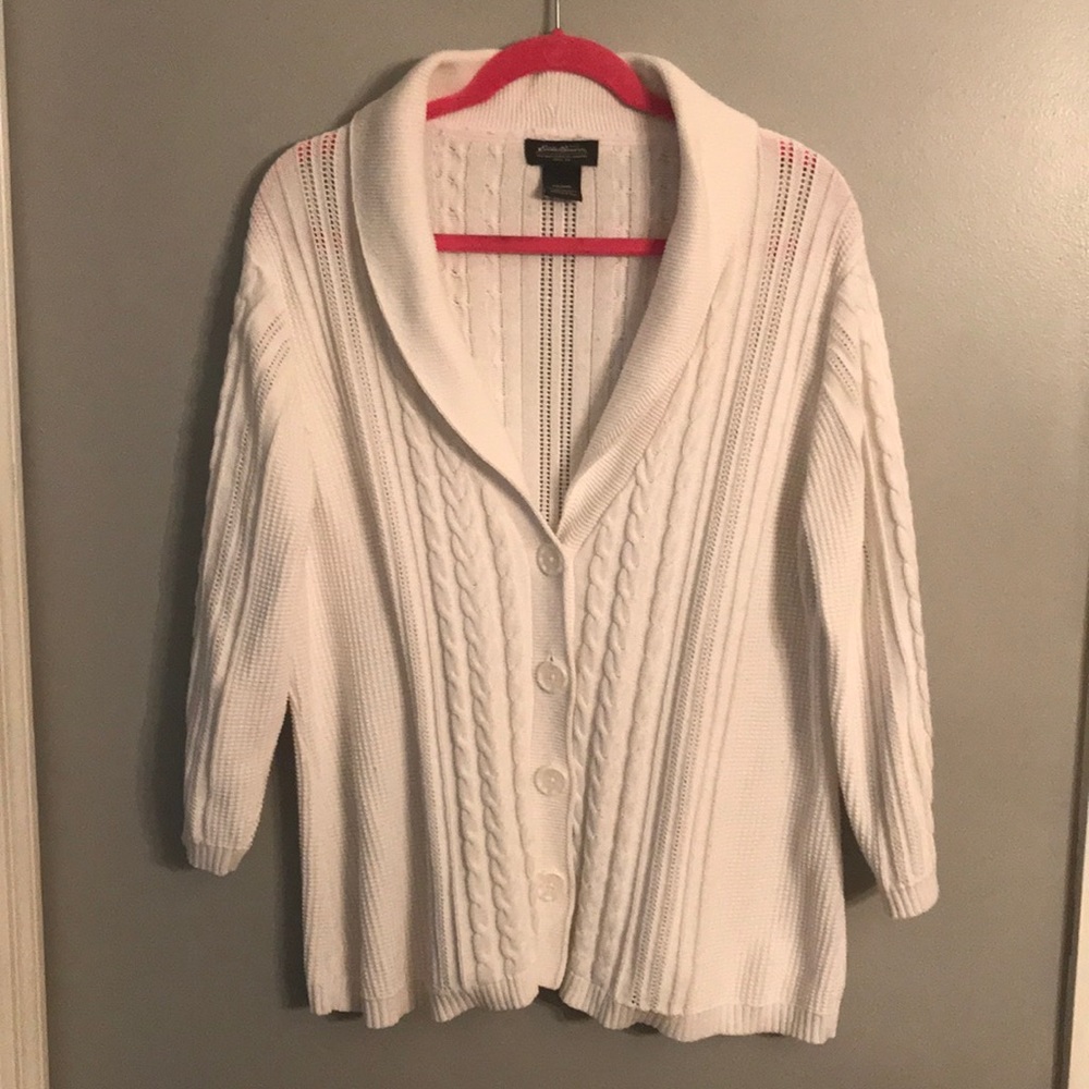 Eddie Bauer, 100% Cotton Sweater, Sz XXL